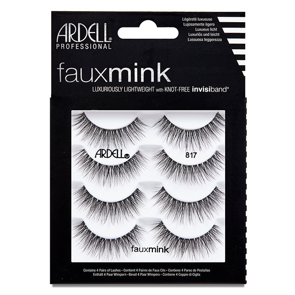 Ardell Faux Mink Multipack Strip Lashes, 4 Pack